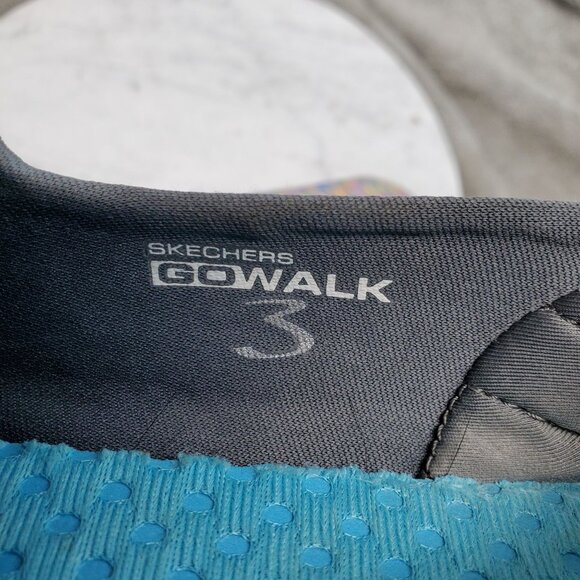 Skechers Shoes Womens Size 7.5 Multicolor Textile Slip On Go Walk 3 Sneakers - Picture 10 of 11